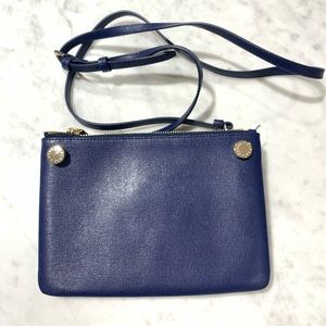 Furla Small Leather Dual Crossbody Bag